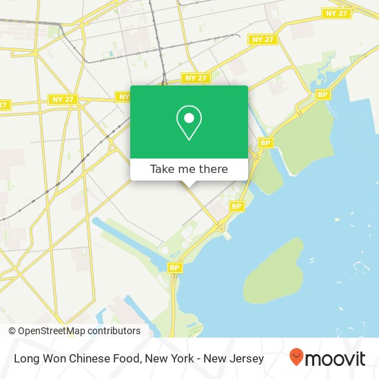 Mapa de Long Won Chinese Food