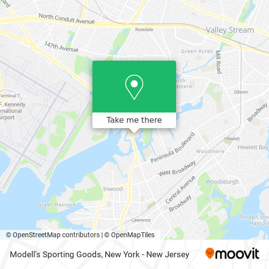 Mapa de Modell's Sporting Goods