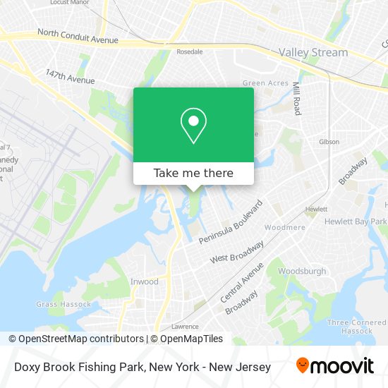 Mapa de Doxy Brook Fishing Park