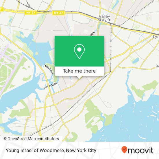 Mapa de Young Israel of Woodmere