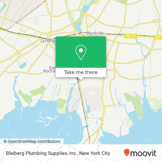 Mapa de Bleiberg Plumbing Supplies, Inc.