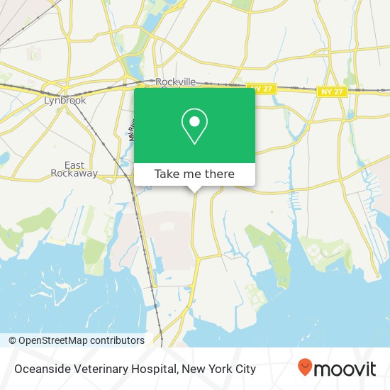 Oceanside Veterinary Hospital map