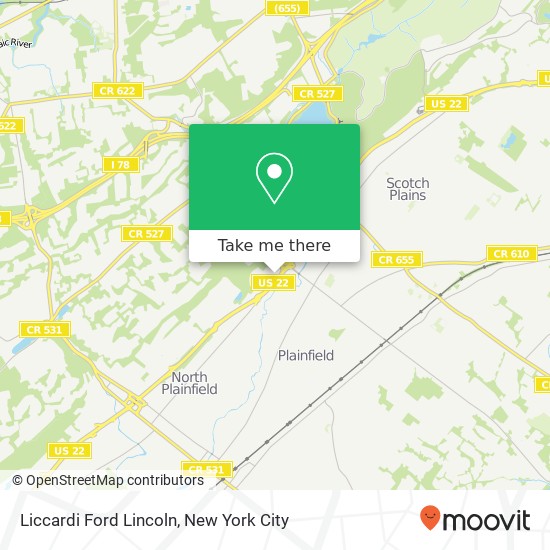 Mapa de Liccardi Ford Lincoln