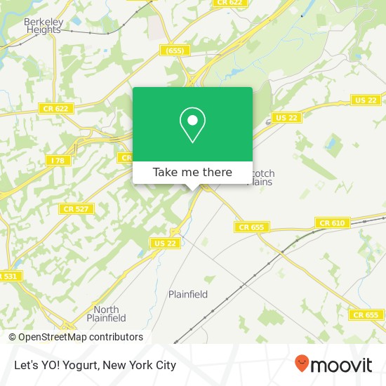 Let's YO! Yogurt map