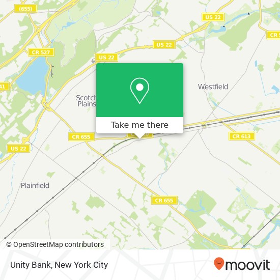 Unity Bank map