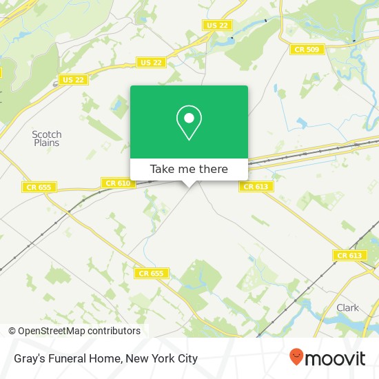 Mapa de Gray's Funeral Home