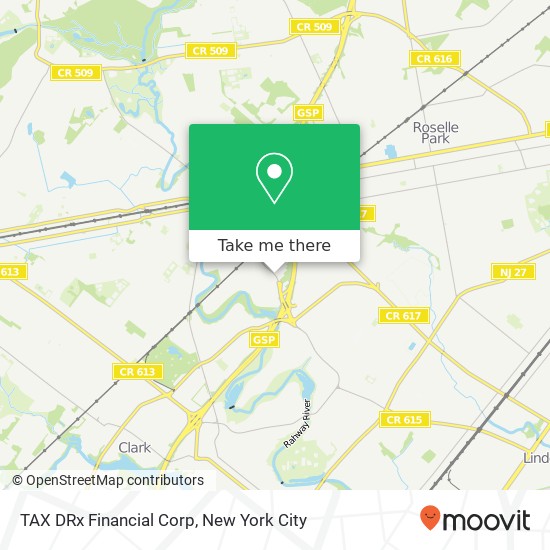 TAX DRx Financial Corp map