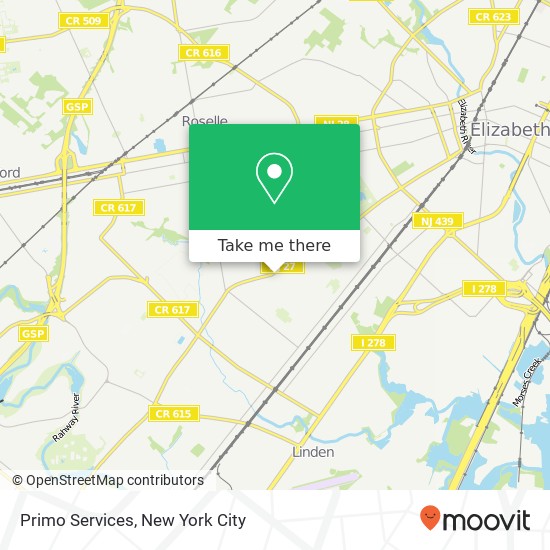 Primo Services map