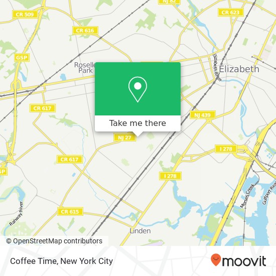 Coffee Time map