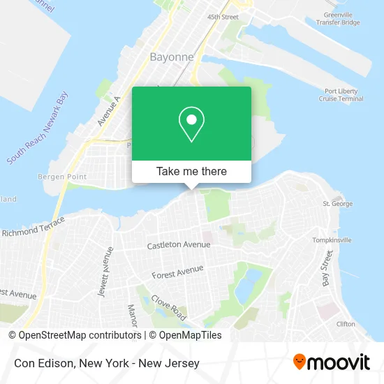 Con Edison map