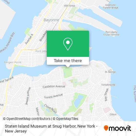 Staten Island Museum at Snug Harbor map