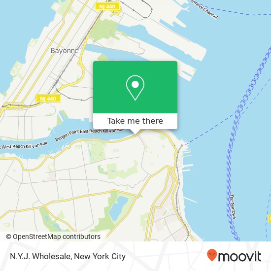 Mapa de N.Y.J. Wholesale