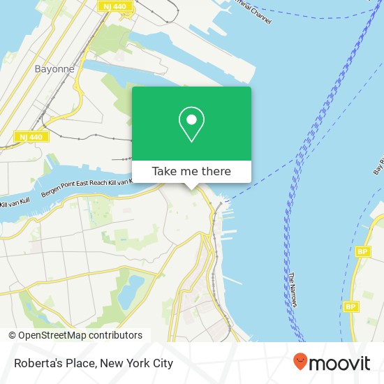 Roberta's Place map