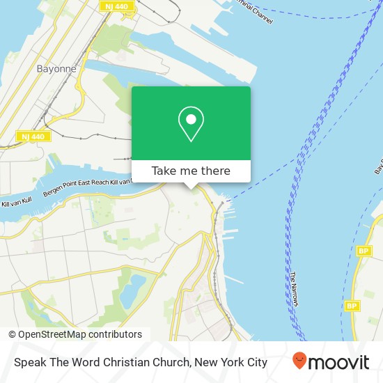 Mapa de Speak The Word Christian  Church