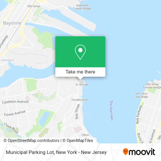 Municipal Parking Lot map