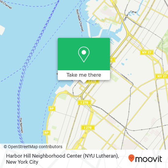 Harbor Hill Neighborhood Center (NYU Lutheran) map