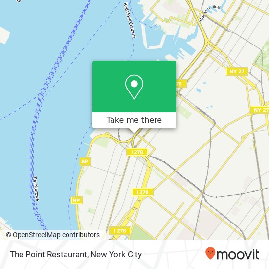 Mapa de The Point Restaurant