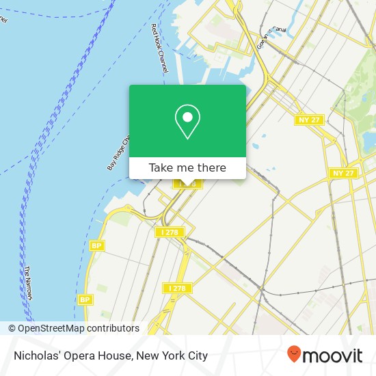 Mapa de Nicholas' Opera House
