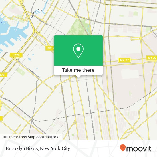 Mapa de Brooklyn Bikes