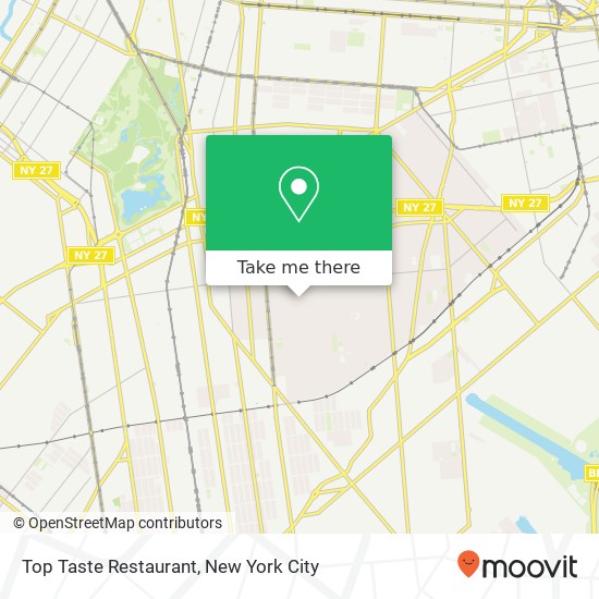 Mapa de Top Taste Restaurant