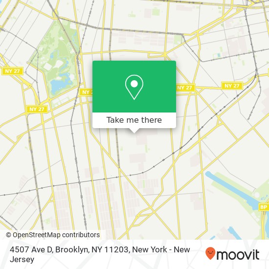 4507 Ave D, Brooklyn, NY 11203 map