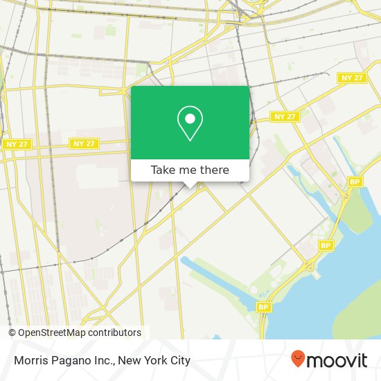 Morris Pagano Inc. map