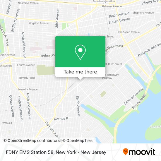 FDNY EMS Station 58 map