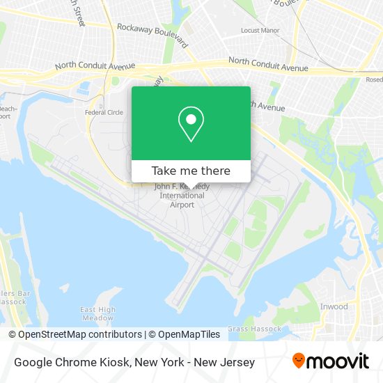Google Chrome Kiosk map