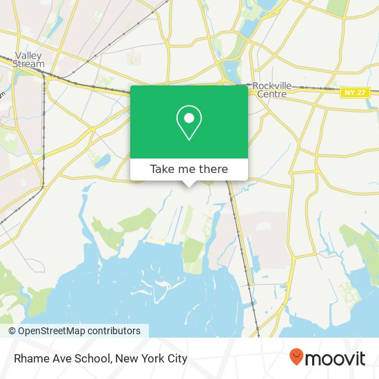 Mapa de Rhame Ave School