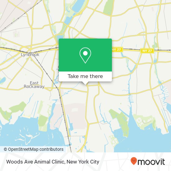 Mapa de Woods Ave Animal Clinic