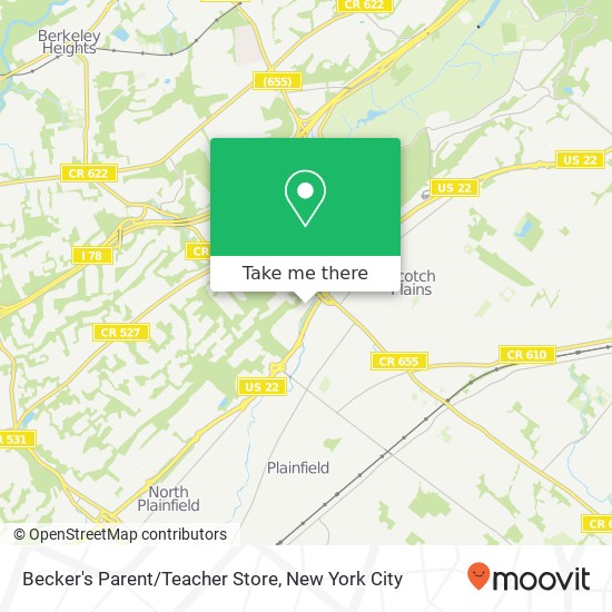 Mapa de Becker's Parent/Teacher Store