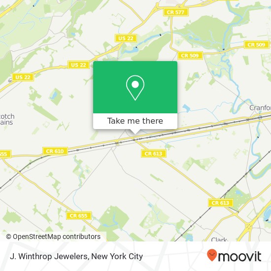 J. Winthrop Jewelers map