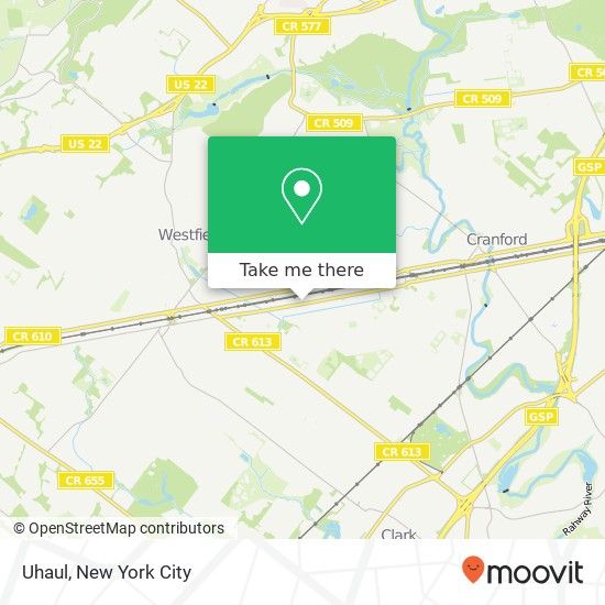 Uhaul map