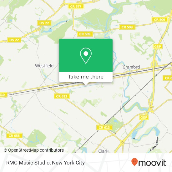 RMC Music Studio map