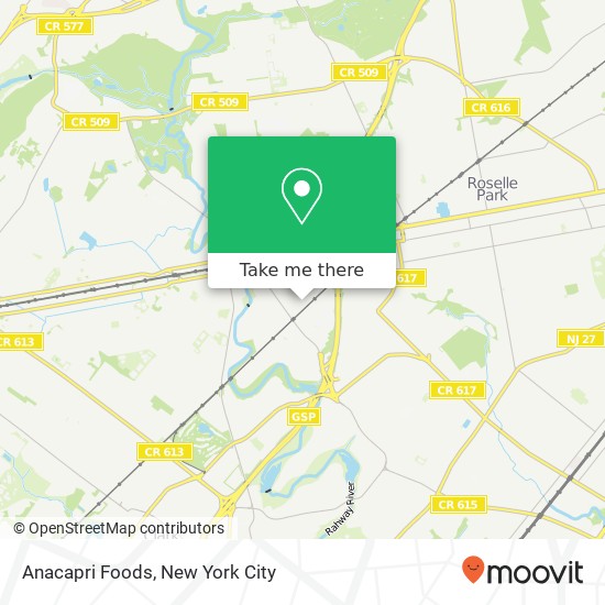 Mapa de Anacapri Foods