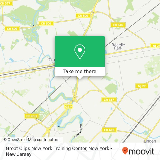 Great Clips New York Training Center map