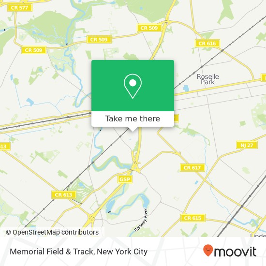 Mapa de Memorial Field & Track