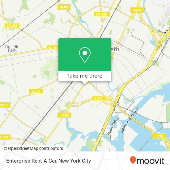 Enterprise Rent-A-Car map