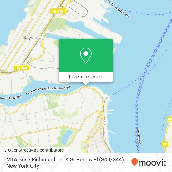MTA Bus - Richmond Ter & St Peters Pl (S40 / S44) map