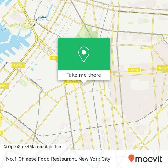 No.1 Chinese Food Restaurant map