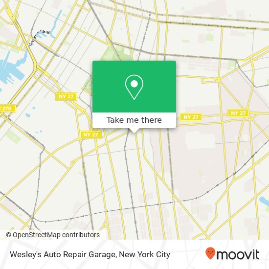 Mapa de Wesley's Auto Repair Garage