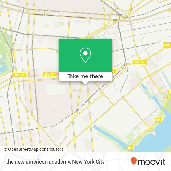 the new american academy map