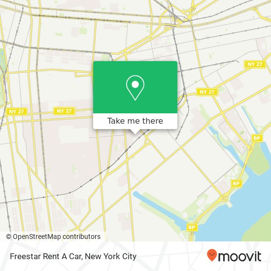 Freestar Rent A Car map