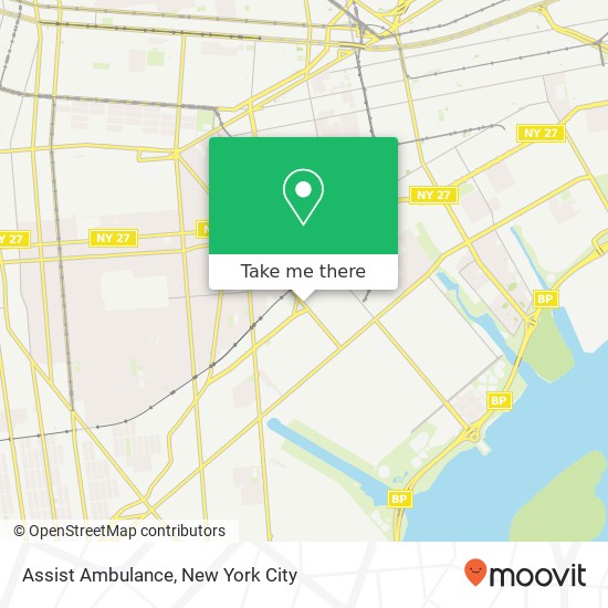 Mapa de Assist Ambulance