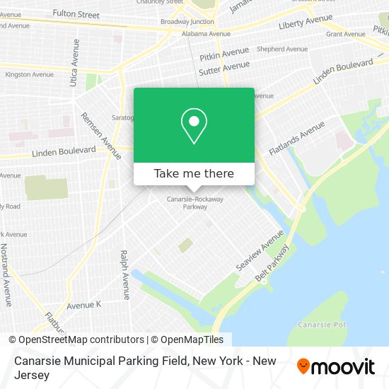 Canarsie Municipal Parking Field map