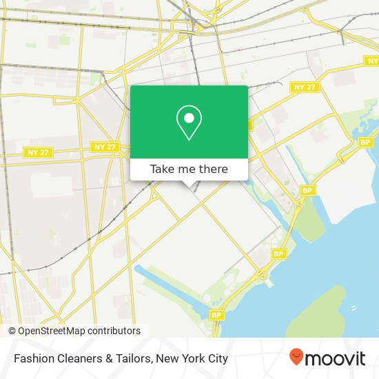 Mapa de Fashion Cleaners & Tailors