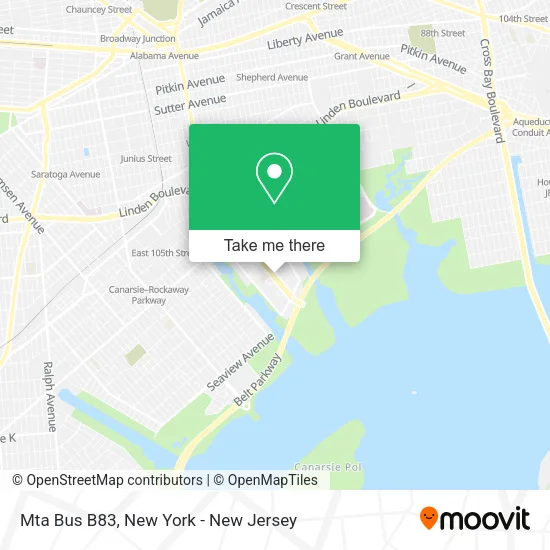 Mta Bus B83 map