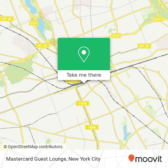 Mapa de Mastercard Guest Lounge