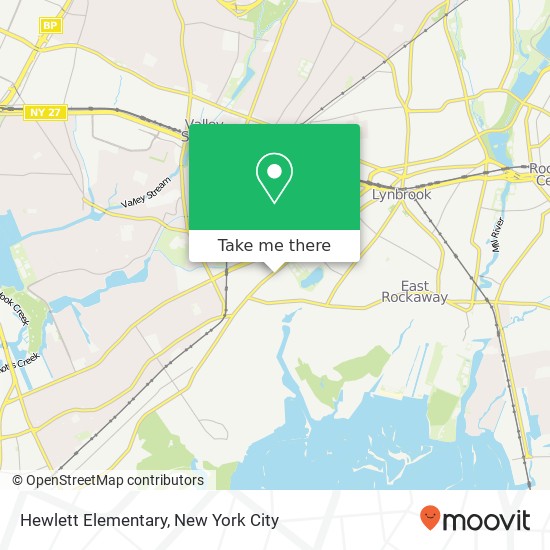 Mapa de Hewlett Elementary