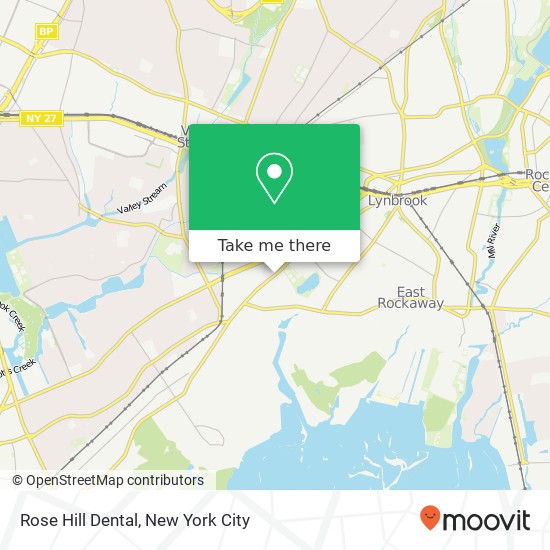 Rose Hill Dental map